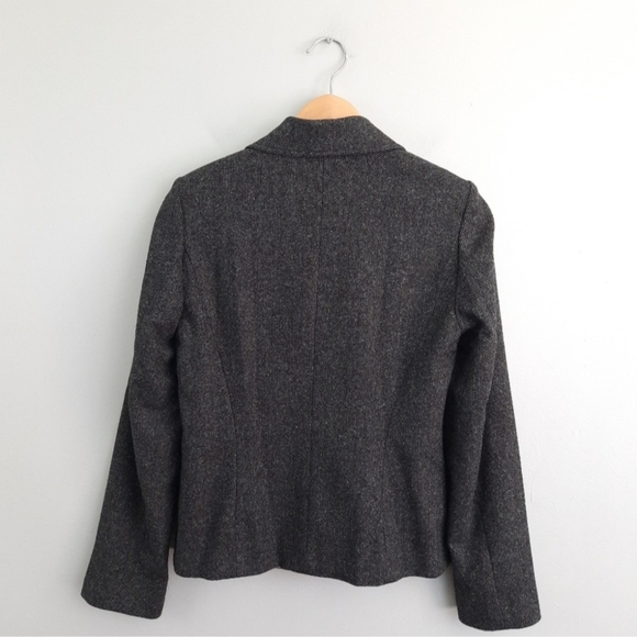 Laura Clement Gray Three Button Blazer Jacket - Picture 2 of 4